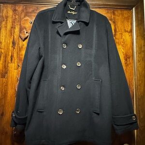 🔥 Men's Classic Black Pea Coat🔥